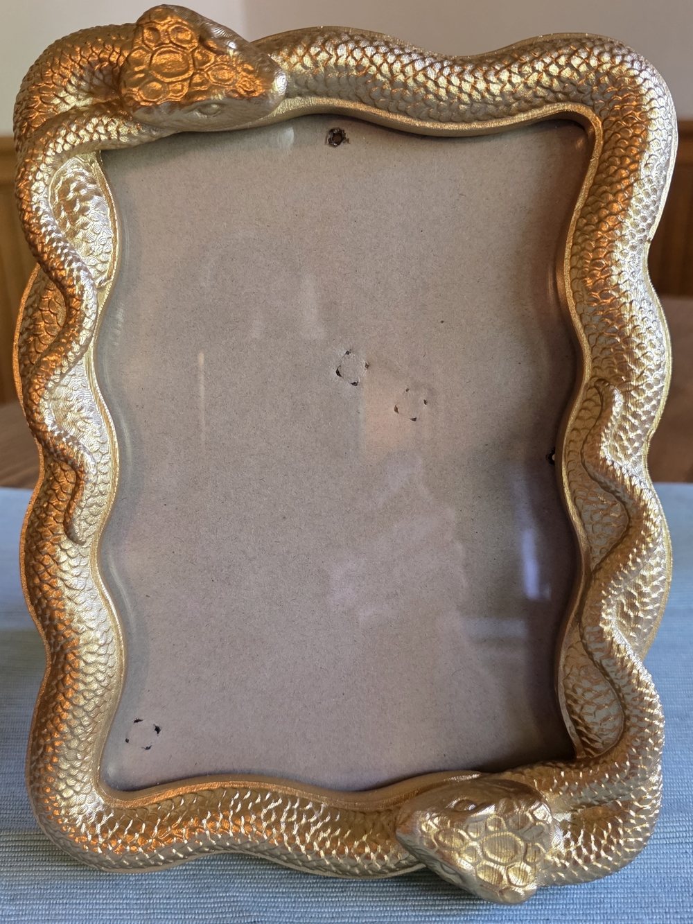 Max Studio Home GOLD SNAKE Frame 5x7 Photo